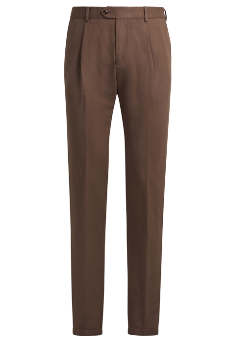 Mid Brown Pleated Campo Chino 2