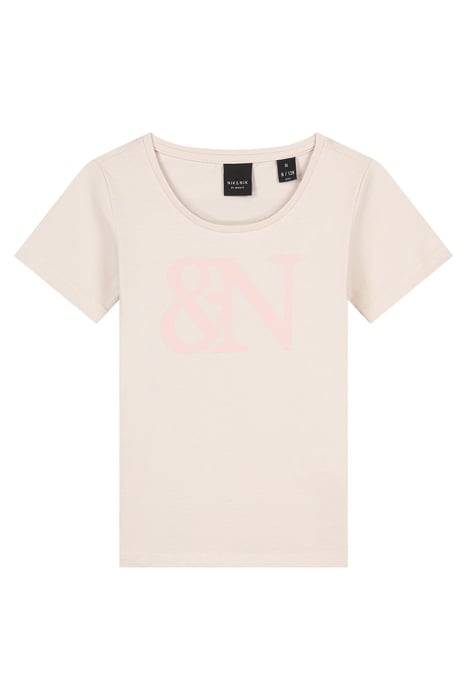 &N T-SHIRT DUSTY WHITE DUSTY WHITE 1