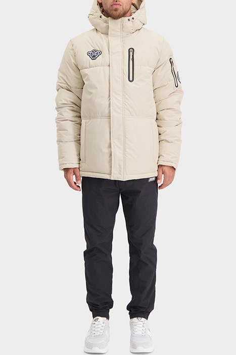 TEAM PUFFER JACKET SAND 2