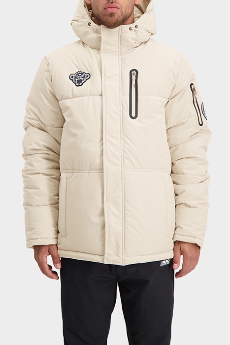 TEAM PUFFER JACKET SAND 1