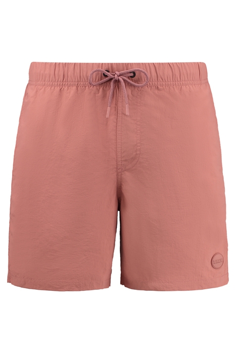 MEN SWIMSHORT NICK NYLON SOLID BRICK DUST PINK 1