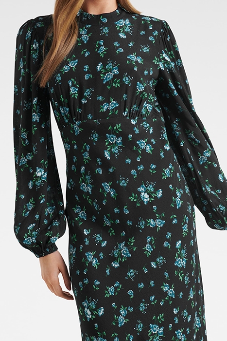 ANGELINA HIGH NECK MIDI DRESS ELLACOTE DITSY 4