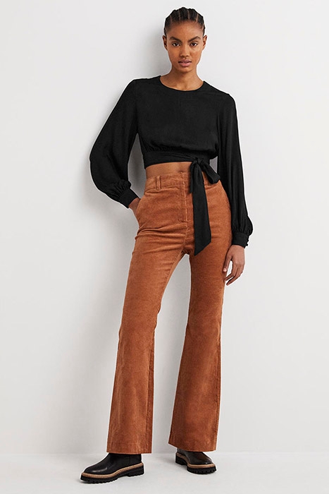 LONG SLEEVE CROP TOP BLK 3