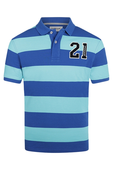 STRIPE HERITAGE 21 POLO RF KOBALT 1
