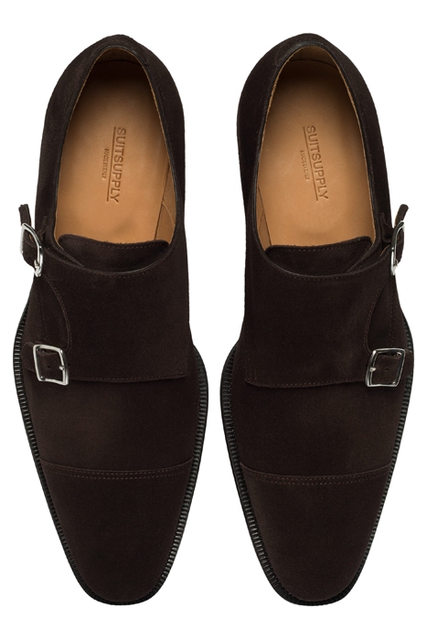 Dark Brown Double Monk Strap 3