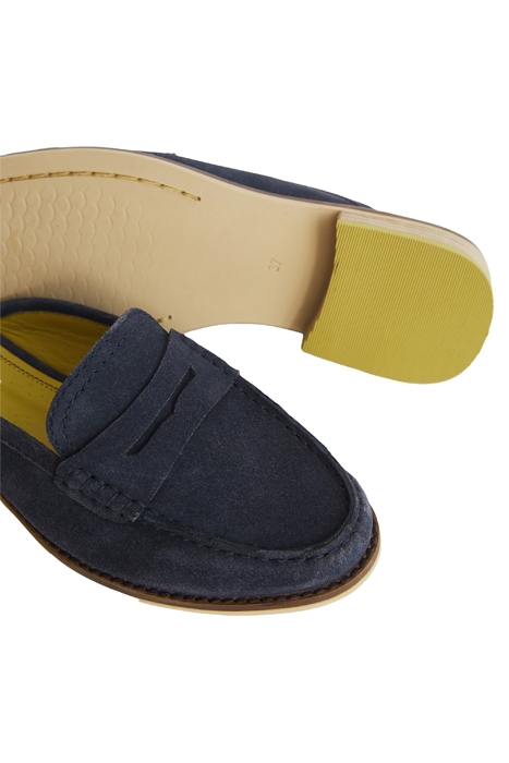 BACKLE SUEDE LOAFER DARK NAVY 4