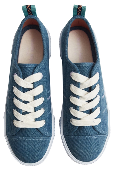 PIPER FLATFORM PLIMSOLL MID DENIM 3