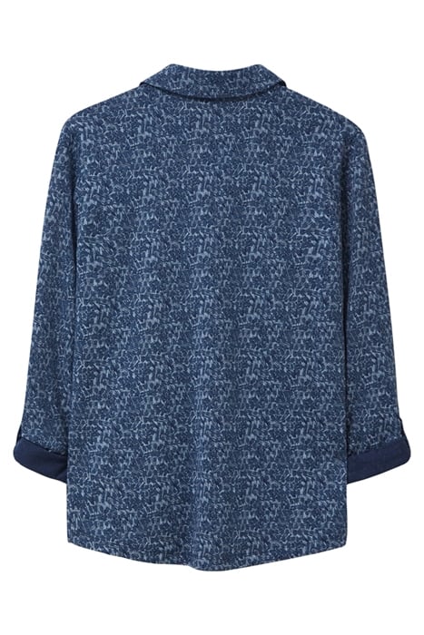 ANNIE JERSEY SHIRT NAVY PRINT 3