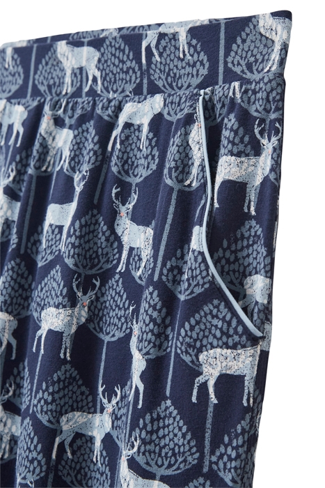 STAG FAMILY TIME JERSEY PJ JOG NAVY MULTI 4