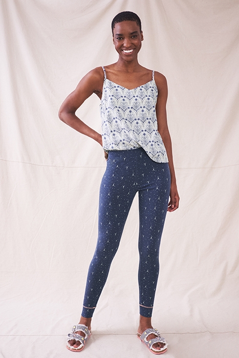 SELENA JERSEY PJ BOTTOM PURPLE PRINT 2