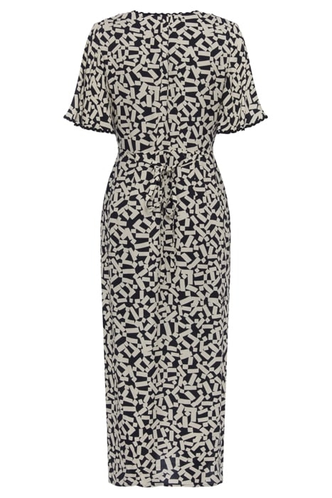 HELENA RICK RACK TRIM NAVY/CREAM DRESS UTILITY BLUE/ CLASSIC 6