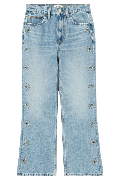 70S LOOSE FLARE 60S STUDDED INDIGO 1