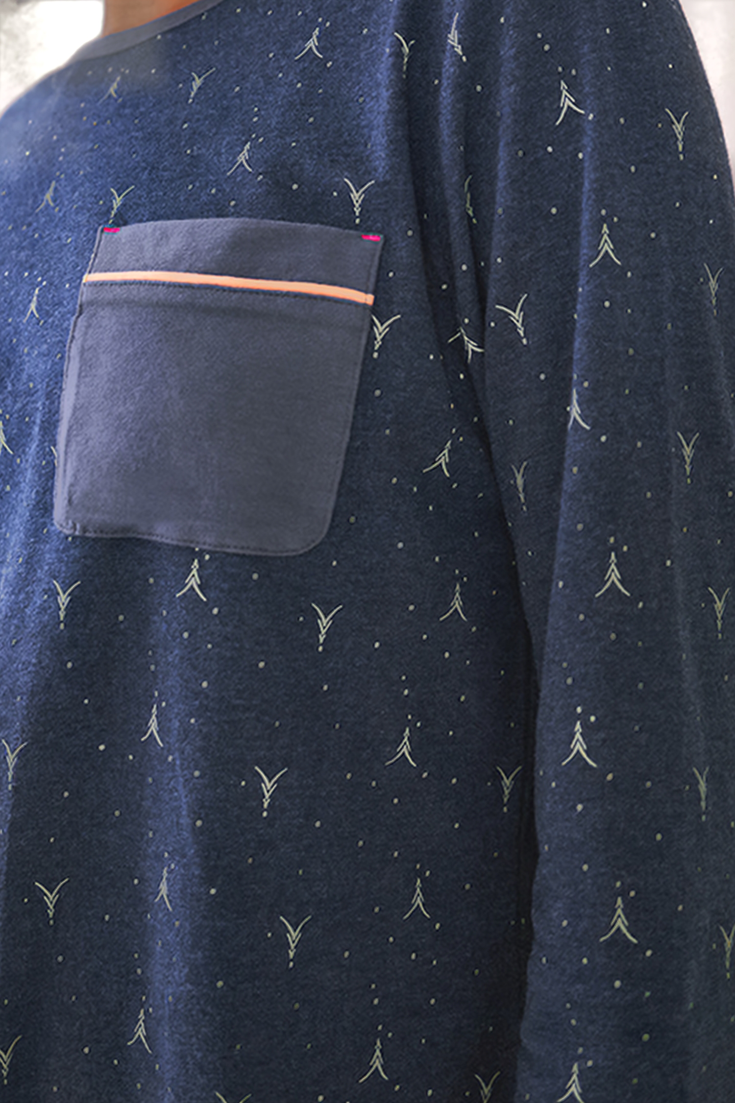 SELENA JERSEY PJ TOP PURPLE PRINT 4