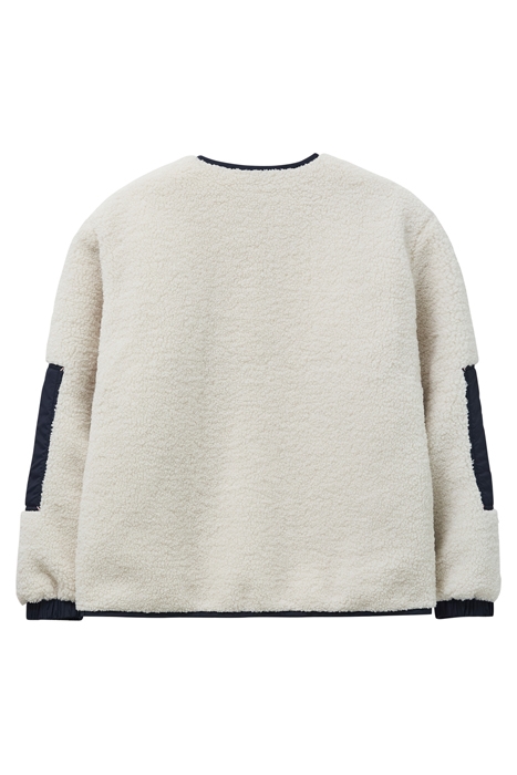 TAYLOR REVERSIBLE BORG JACKET IVORY 6