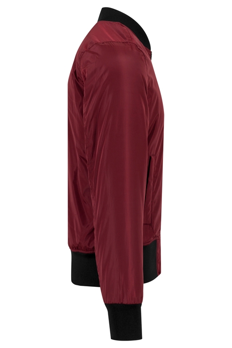 2-TONE BOMBER JACKET BURGUNDY/BLACK 8