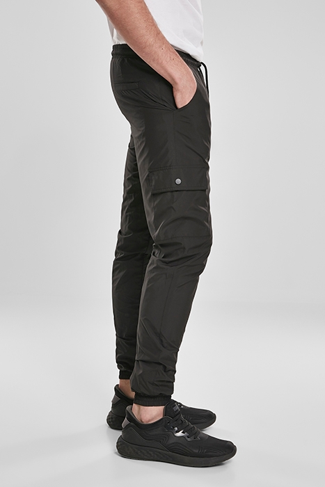 CARGO NYLON TRACK PANTS BLACK 6