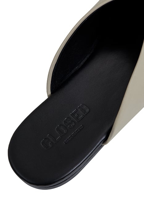 WOMEN MULE GRAIN BEIGE 6