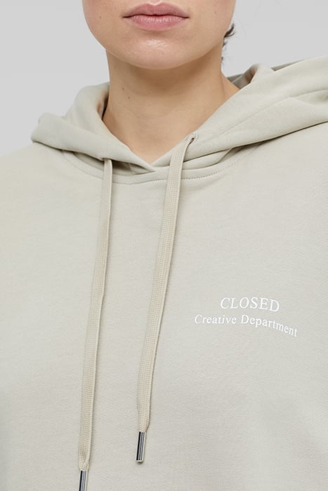 WOMEN PRINTED HOODIE T-SHIRTS GRAIN BEIGE 3