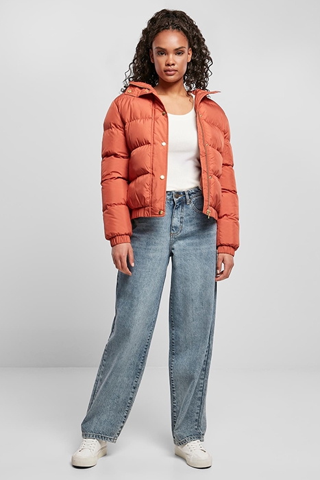 LADIES HOODED PUFFER JACKET REDEARTH 4