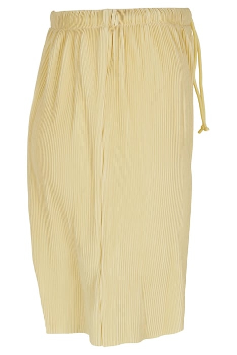 LADIES PLISSE MINI SKIRT SOFTYELLOW 7