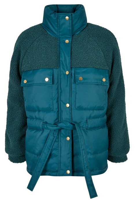 LADIES SHERPA MIX PUFFER JACKET JASPER 1
