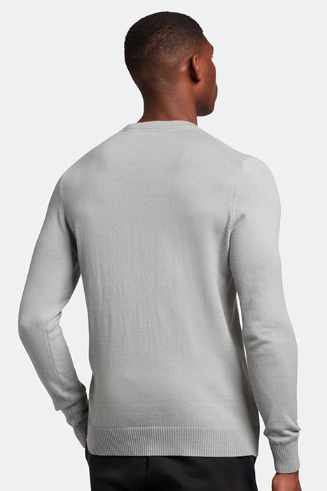 COTTON MERINO CREW JUMPER W700 AWAY BLUE 2