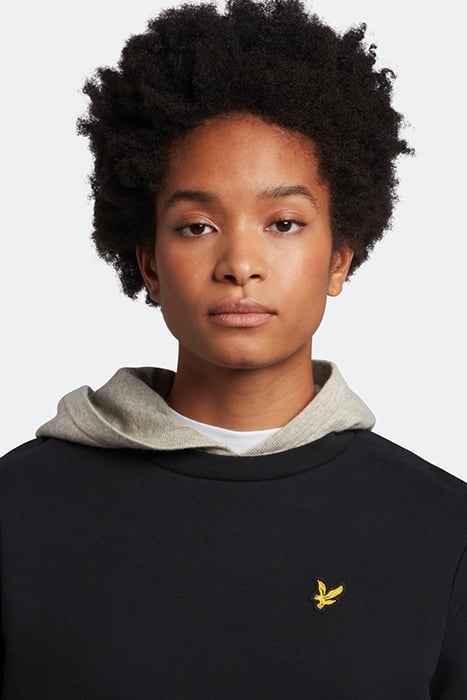 TEXTURED PANEL SWEATSHIRT Z865 JET BLACK 4