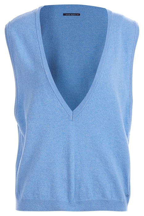BASIC V-NECK SLIP-OVER BLUE 1