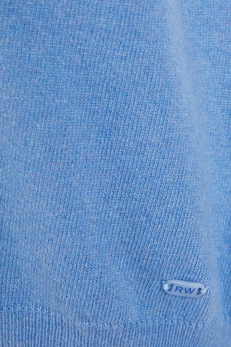 BASIC V-NECK SLIP-OVER BLUE 4