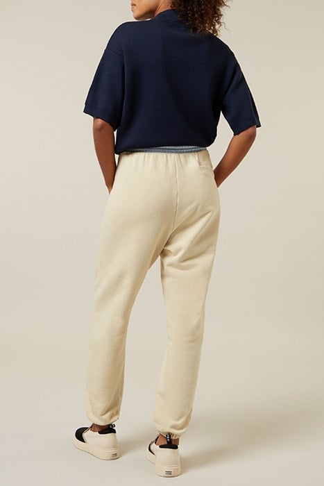 LOOSE JOGGER PAPER FLEECE BISCUIT 3