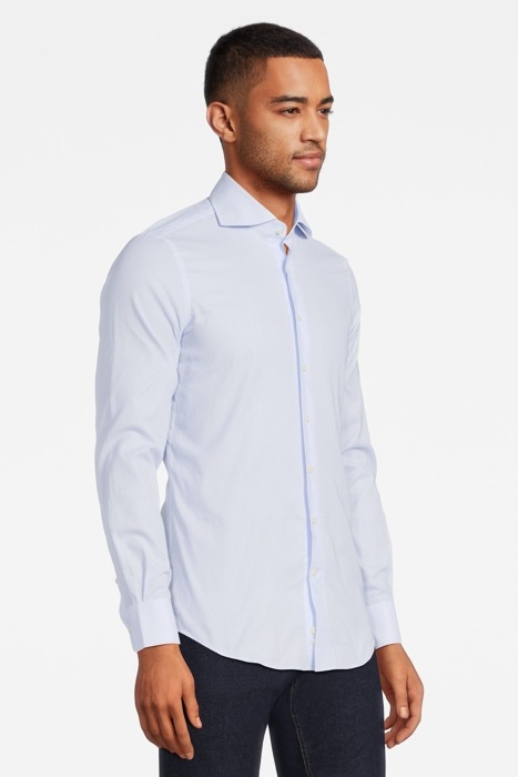 Light Blue Giro Inglese Extra Slim Fit Shirt 3