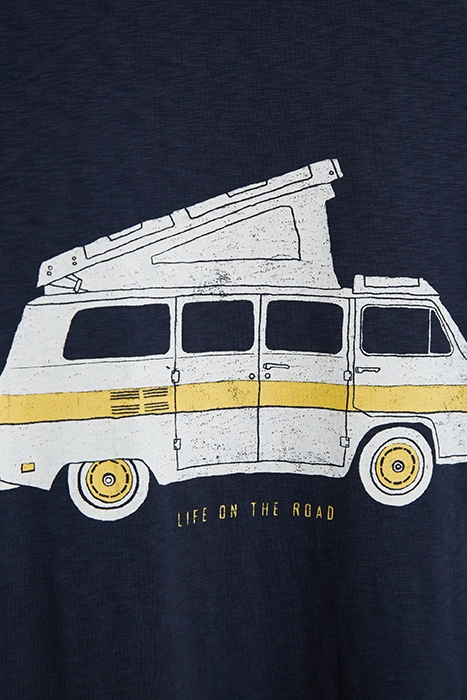 CAMPER VAN GRAPHIC TEE DARK NAVY 5