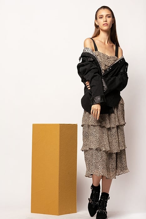 PREFERIRE 1 ABITO FIL COUPE WHITE/BLACK 4