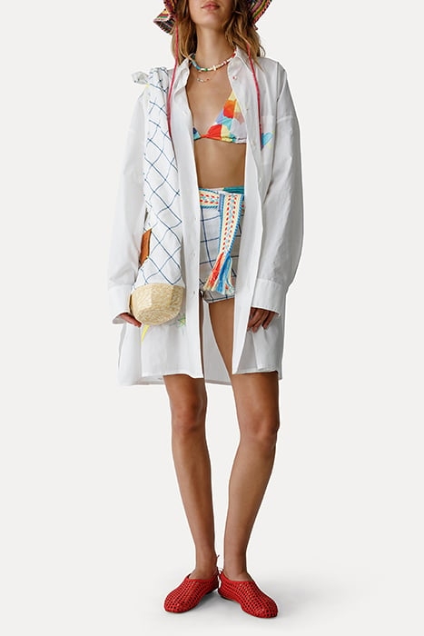 "UP ABOVE IN THE SKY" PRINT STRETCH CULOTTE MORNING 3