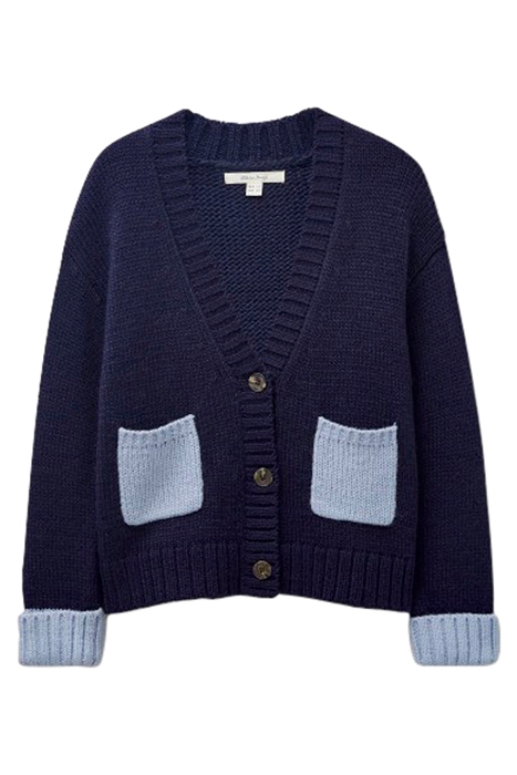 SNUG KNITTED CARDI DARK NAVY 1