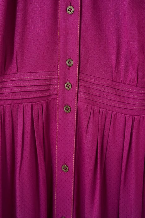 MIRABEL ECO VERO MINI DRESS DK PINK 4