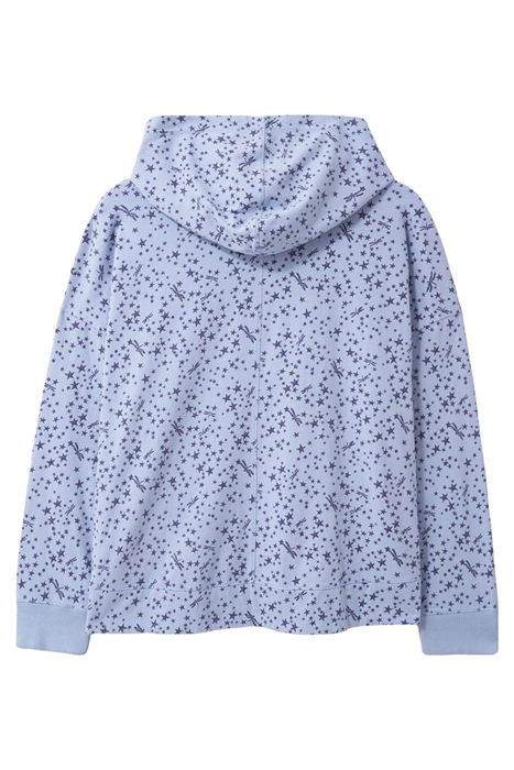 CHLOE COSY HOODED TOP BLUE 2