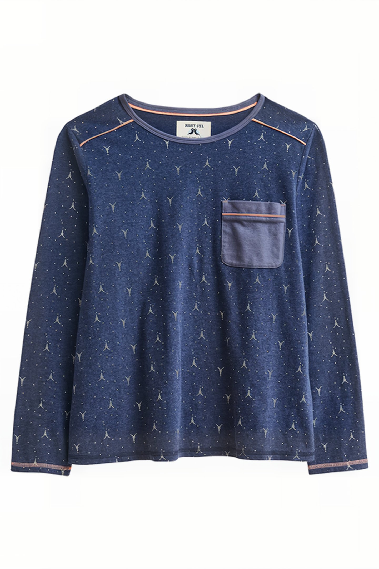 SELENA JERSEY PJ TOP PURPLE PRINT 1