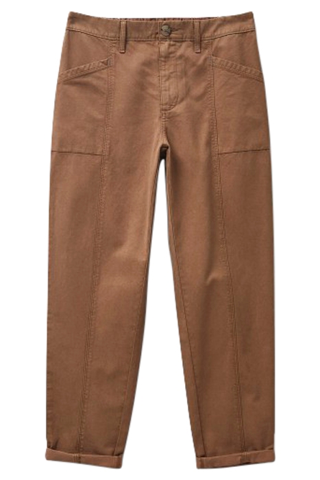 THEA TROUSER MID TAN 1