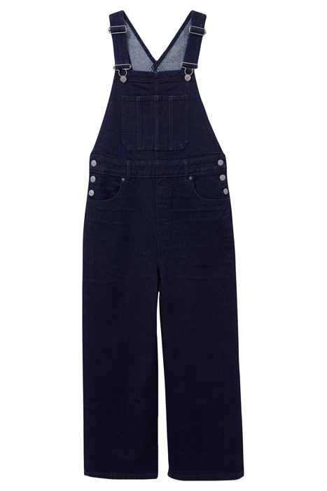 KELLY WIDE LEG DUNGAREE DK DENIM 1