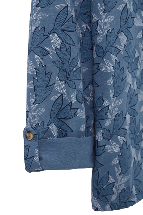 TIA TIE HEM JERSEY SHIRT BLUE PR 4