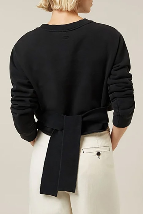 DECONSTRUCTED SWEATER ALMOST BLACK 2