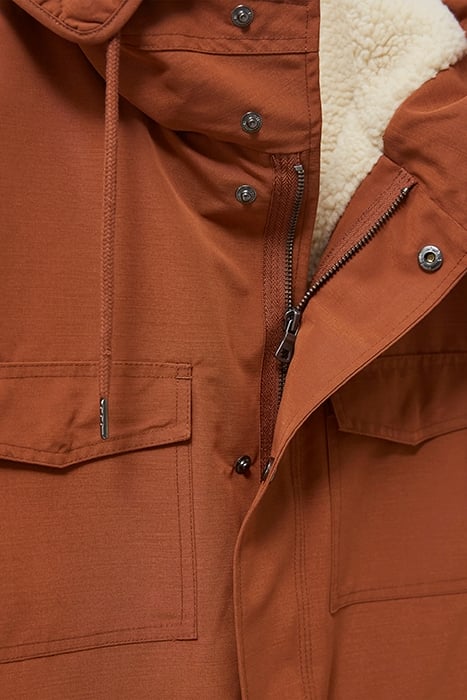 RYE HOODED 4 POCKET MID BROWN 5