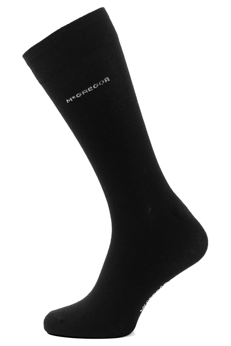 CREW SOCK BLACK 6-PACK 3