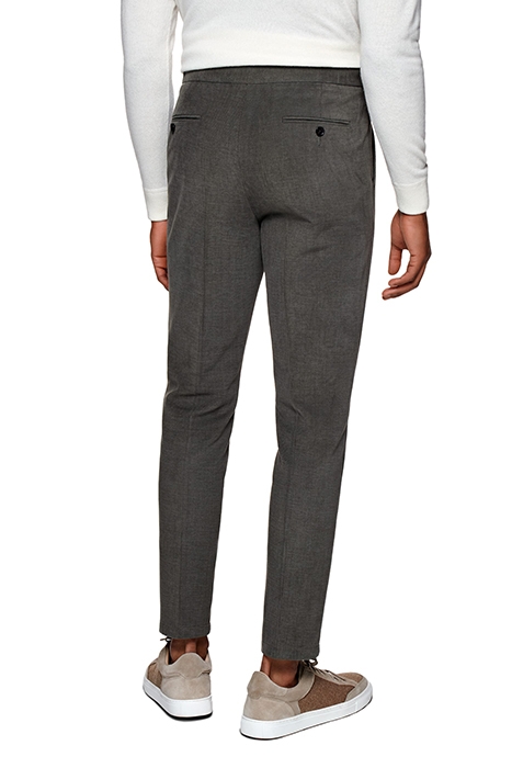 MID GREEN DRAWSTRING AMES TROUSERS 3