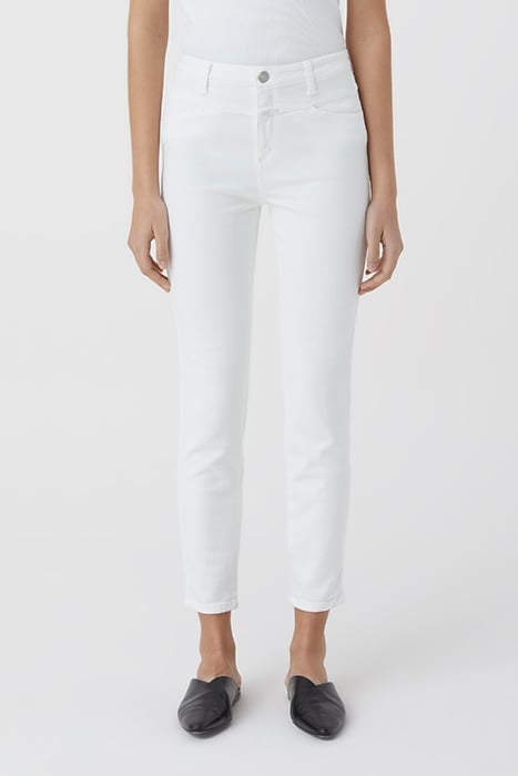 WOMEN SKINNY PUSHER JEANS WHITE 2