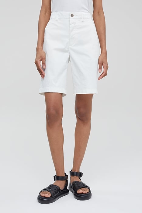 WOMEN BERMUDA SHORTS IVORY 1