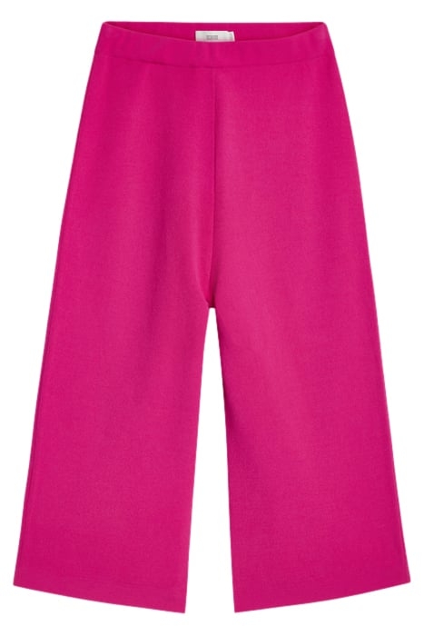 WOMEN KNITTED CULOTTE SHORTS RASPERRY PINK 4