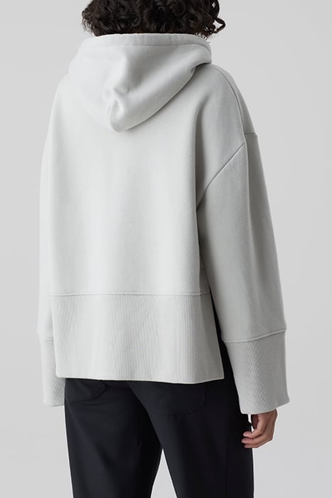 WOMEN CROPPED HOODY T-SHIRTS GREY ALABASTER 2