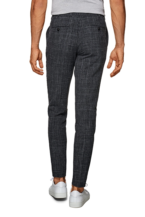 MID GREY CHECKED LAZIO SUIT 6